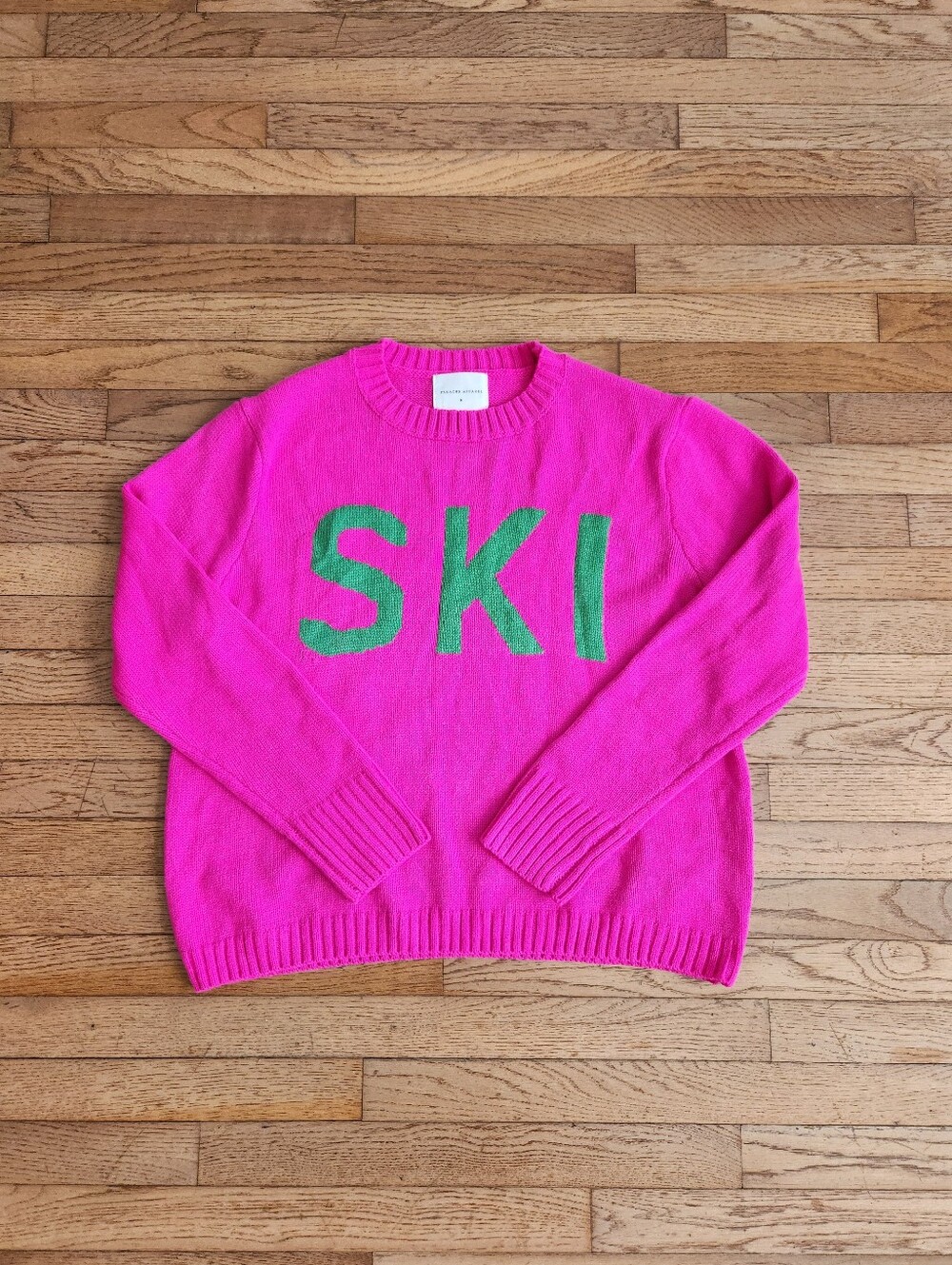 Womens PANACHE APPAREL Pink SKI Sweater Size Medium